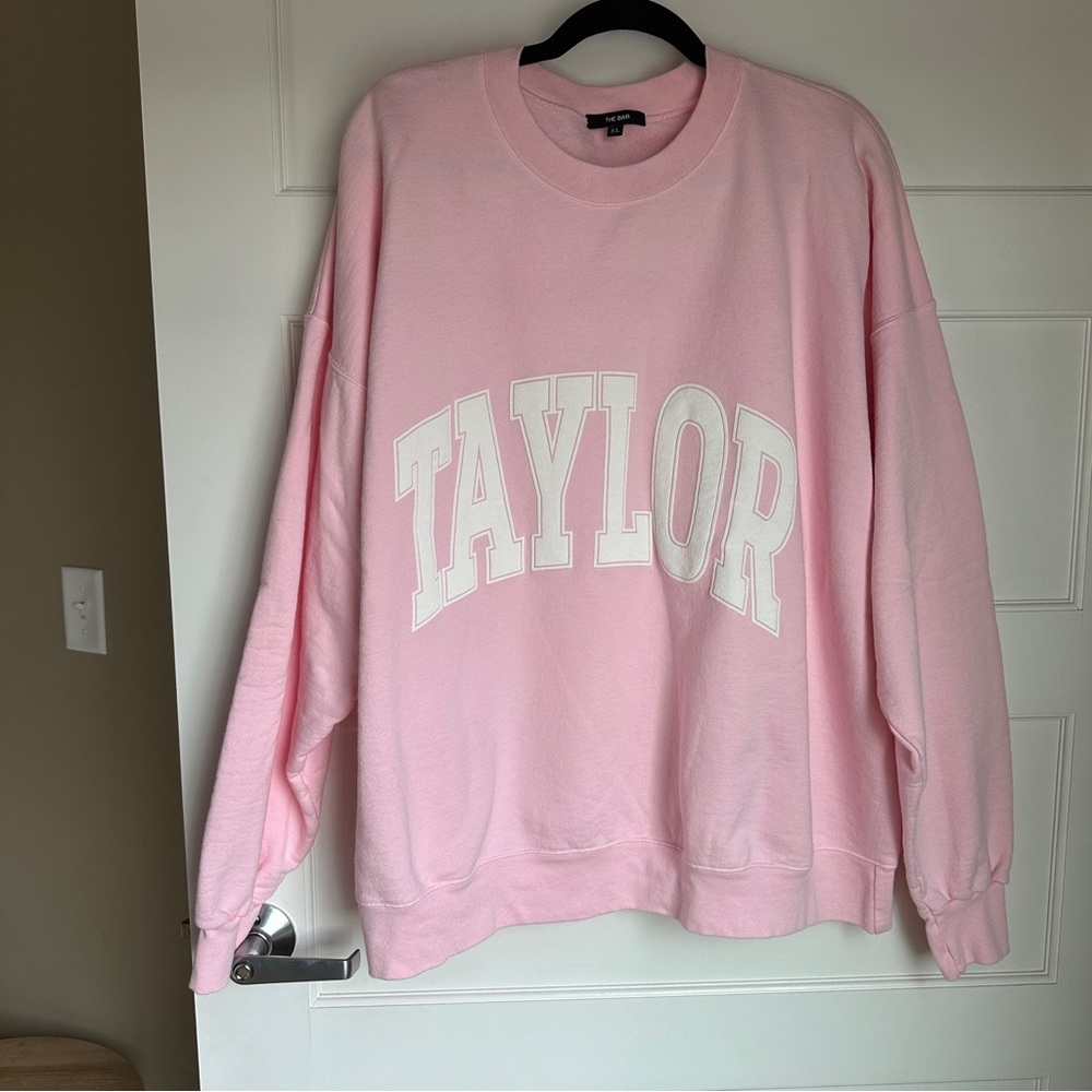 The Bar TAYLOR varsity crew neck sweatshirt XL